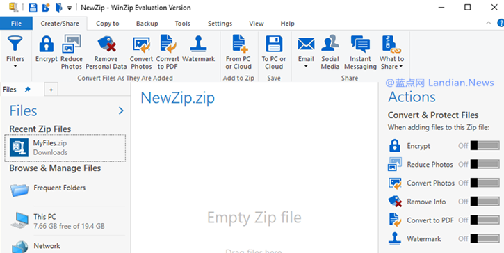 知名压缩管理软件WINZIP发布Windows 10应用商店版